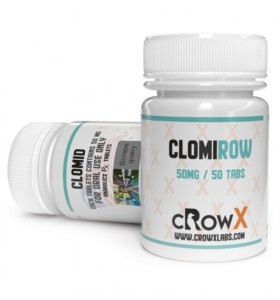 Clomirow 50 Mg 50 Tablets CrowxLabs USA