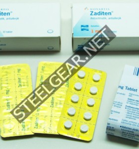 Zaditen (Ketotifen) 30 Tablets 1 mg Novartis