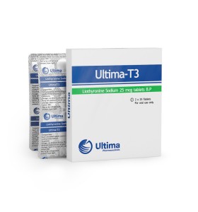 Ultima-T3 25 Mcg 50 Tablets Ultima Pharma USA